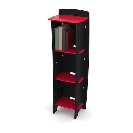 Legare Furniture Legare Furniture LEGE-BCRM-103 Kids Bookcase - Red LEGE-BCRM-103